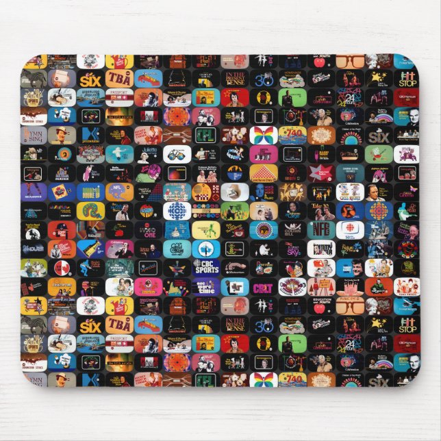 Alfombrilla De Ratón Poster de logotipos y gráficos de CBC (Frente)