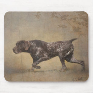 Alfombrilla De Ratón Póster de Tapiz Pointer Alemán de Pelo Corto Acríl