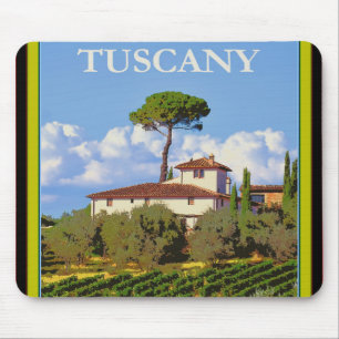 Alfombrilla De Ratón Poster de Toscana Italia