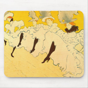 Alfombrilla De Ratón Póster de Toulouse Lautrec Bailarina Amarilla