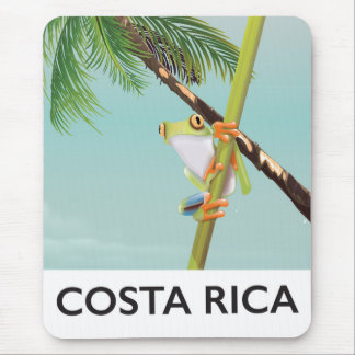Alfombrilla De Ratón Póster de vacaciones de la rana arbórea de Costa R