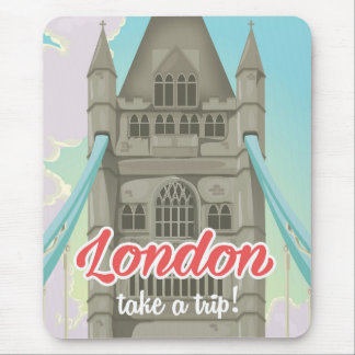 Alfombrilla De Ratón Poster de vacaciones del puente de Londres