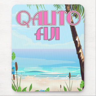 Alfombrilla De Ratón Póster de viaje Qalito Fiji