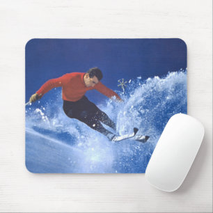 Alfombrilla De Ratón Poster De Viajes Vintage Para Aspen, Colorado