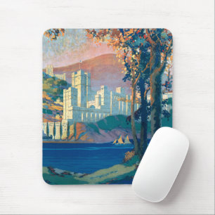 Alfombrilla De Ratón Poster De Viajes Vintage Para New York Central Lin