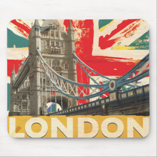 Alfombrilla De Ratón Poster de Vintage London