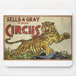 Alfombrilla De Ratón Poster del circo ventilado - alrededor de 1930 - a