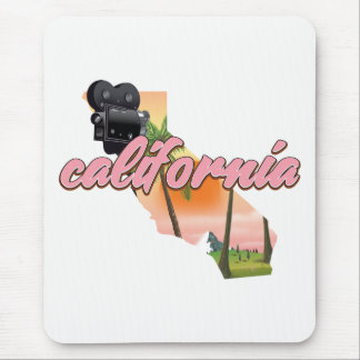 Alfombrilla De Ratón Póster del mapa de California EE. UU.