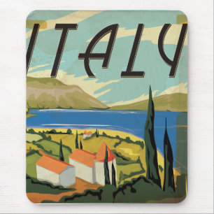 Alfombrilla De Ratón Póster italiano vintage
