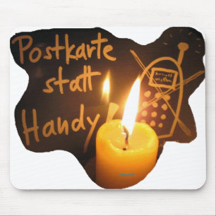 Alfombrilla De Ratón Postkarte statt Handy! -Alfombrillas de ratón