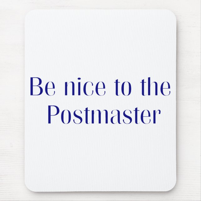Alfombrilla De Ratón Postmaster Mousepad (Frente)