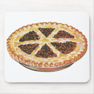 Alfombrilla De Ratón Postre de Comida Antigua, Tarta de Pacana Fresca H