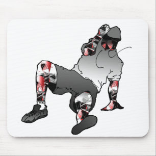 Alfombrilla De Ratón Postura de Bboy