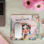 Alfombrilla De Ratón Potenciación en flor: Monograma personalizado<br><div class="desc">Añada un toque de vibrante inspiración a su espacio de trabajo con el Empowerment in Bloom: Monograma personalizado Almohadilla del ratón. Con un impresionante diseño floral pintado a mano y el motivacional mensaje "Soy Fuerte, Soy Bella", esta almohadilla de ratón es más que funcional, es un recordatorio diario de tu...</div>
