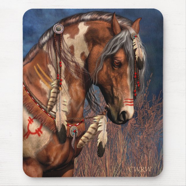 Alfombrilla De Ratón Potro Mousepad de la guerra (Frente)