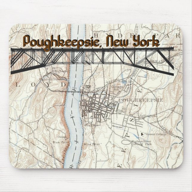 Alfombrilla De Ratón Poughkeepsie Mousepad (Frente)