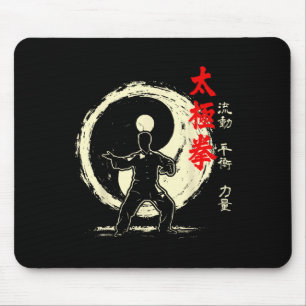 Alfombrilla De Ratón Práctica de artes marciales de meditación Tai Chi 