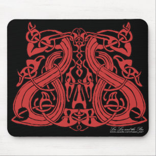 Alfombrilla De Ratón Pre rojo de Viking, mousepad