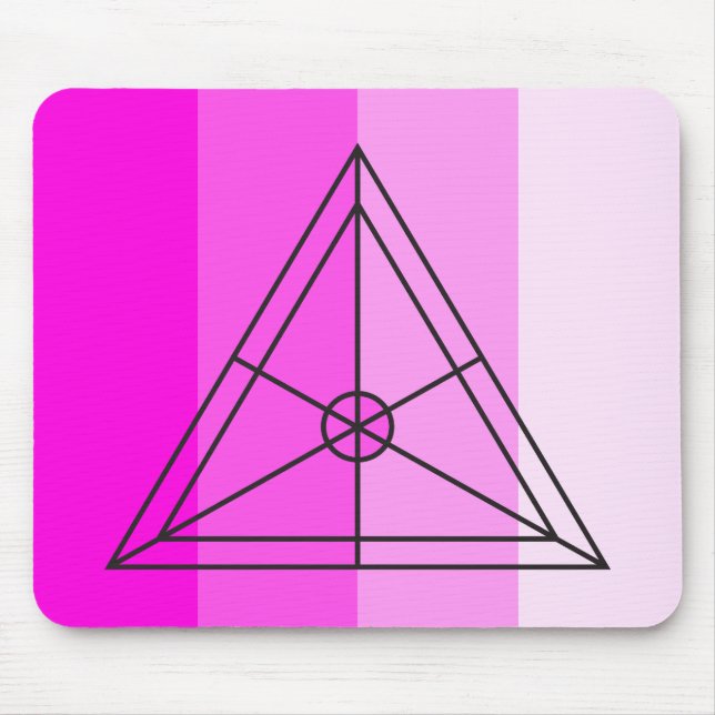 Alfombrilla De Ratón Precisión rosa: elementos de oficina inspirados en (Frente)