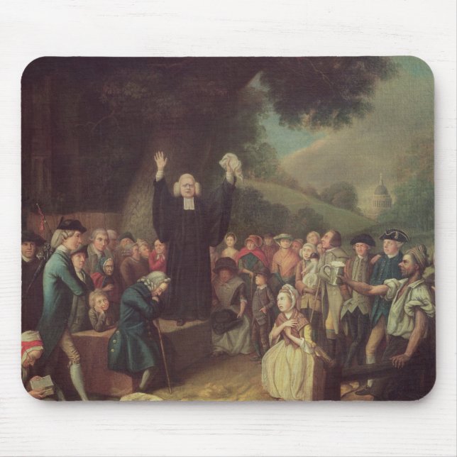 Alfombrilla De Ratón Predicación de George Whitefield (Frente)