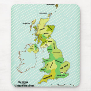 Alfombrilla De Ratón Predicción de envío de islas británicas de estilo
