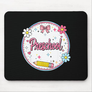 Alfombrilla De Ratón Preescolar vuelve a la escuela para niñas preescol