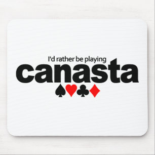 Alfombrilla De Ratón Preferiría Jugar a Canasta mousepad