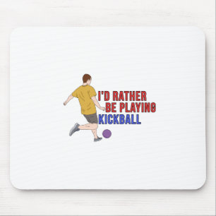 Alfombrilla De Ratón Prefiero jugar a KickBall