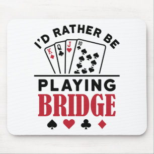 Alfombrilla De Ratón Prefiero jugar a la tarjeta puente de Guay Bridge