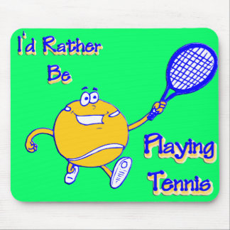 Alfombrilla De Ratón Prefiero jugar al tenis