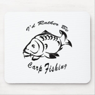 Alfombrilla De Ratón Prefiero Pescar Carpas Camiseta Carp Fishing Tee H