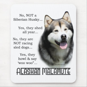 Alfombrilla De Ratón Preguntas frecuentes de Alaskan Malamute