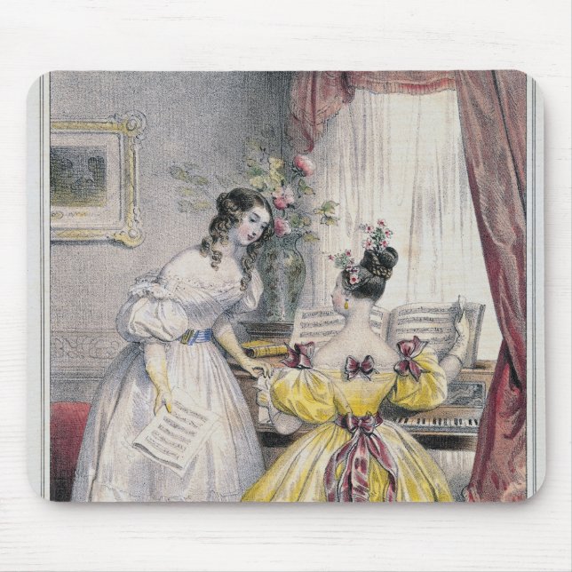 Alfombrilla De Ratón Preludio, de "DES Femmes del diario", 1830-48 (Frente)