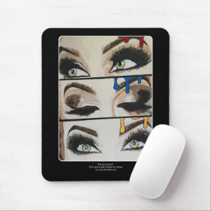 Alfombrilla De Ratón "Preocupación primaria" Pintura sobre una