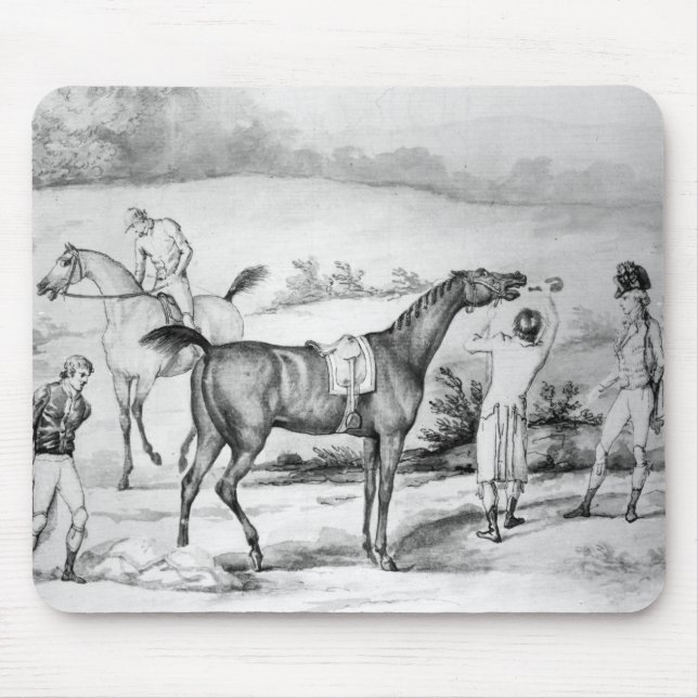 Alfombrilla De Ratón Preparación para una raza (Frente)