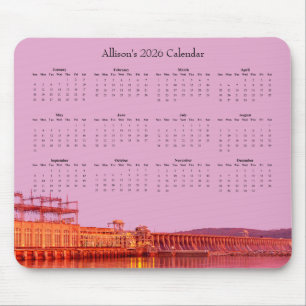 Alfombrilla De Ratón Presa Conowingo al amanecer – Calendario 2026