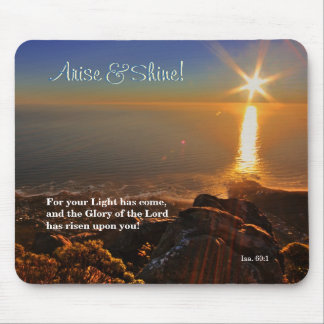 Alfombrilla De Ratón ¡Preséntese y brille! Mousepad de la escritura del