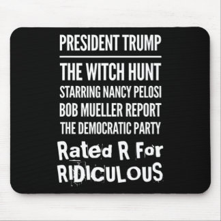 Alfombrilla De Ratón President Trump The Witch Hunt Nancy Pelosi Bob Mu