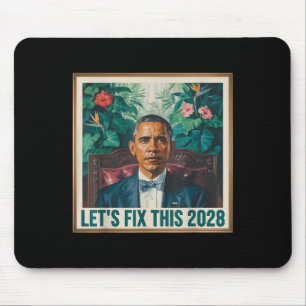Alfombrilla De Ratón Presidente Barack Obama 2028 Rtrait Patriótico Dem
