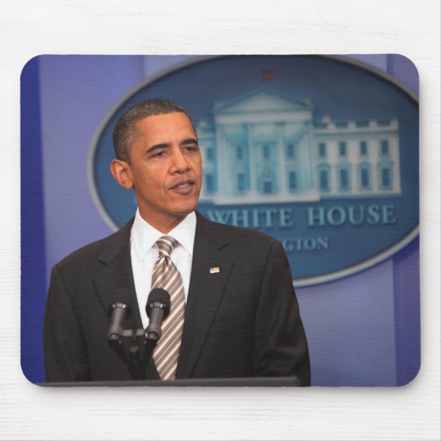 Alfombrilla De Ratón Presidente Barack Obama hace una invitación (Frente)
