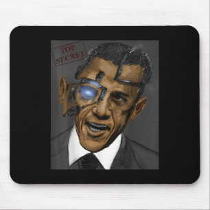 Alfombrilla De Ratón Presidente Barack Obama mal Guay Robot