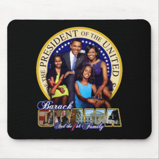 ALFOMBRILLA DE RATÓN PRESIDENTE BARACK OBAMA Y FAMILIA