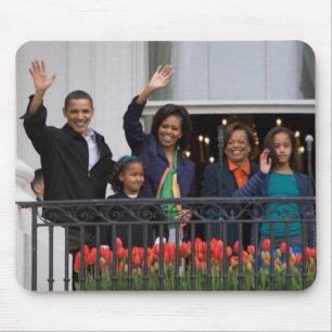 Alfombrilla De Ratón Presidente Barack Obama y su familia