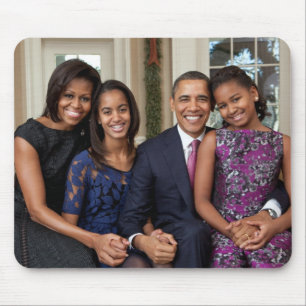 Alfombrilla De Ratón Presidente Barack Obama y su familia