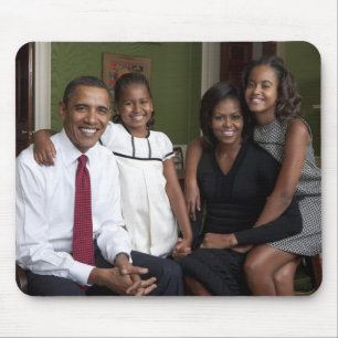 Alfombrilla De Ratón Presidente Barack Obama y su familia