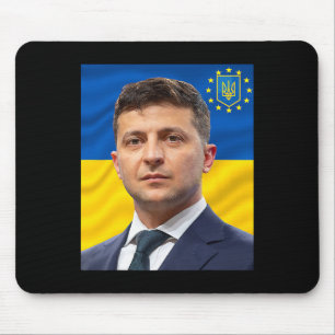 Alfombrilla De Ratón Presidente de Ucrania Volodymyr Zelensky - Apoya W