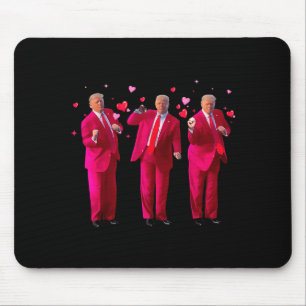 Alfombrilla De Ratón Presidente divertido Trump bailando Donald Trump c