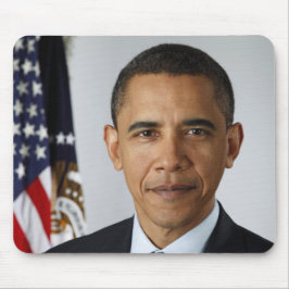 Alfombrilla De Ratón Presidente estadounidense Barack Obama en la Casa 