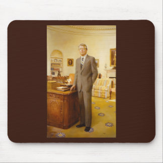 Alfombrilla De Ratón Presidente estadounidense James Earl Carter Oficin
