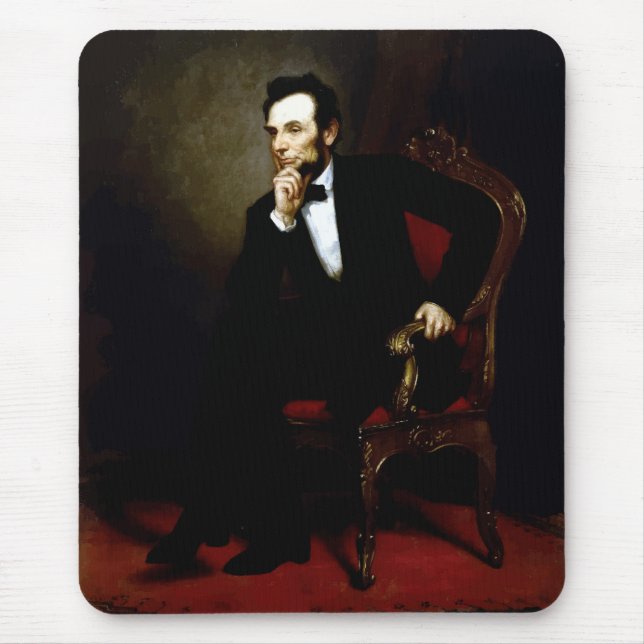 Alfombrilla De Ratón Presidente Lincoln Painting (Frente)